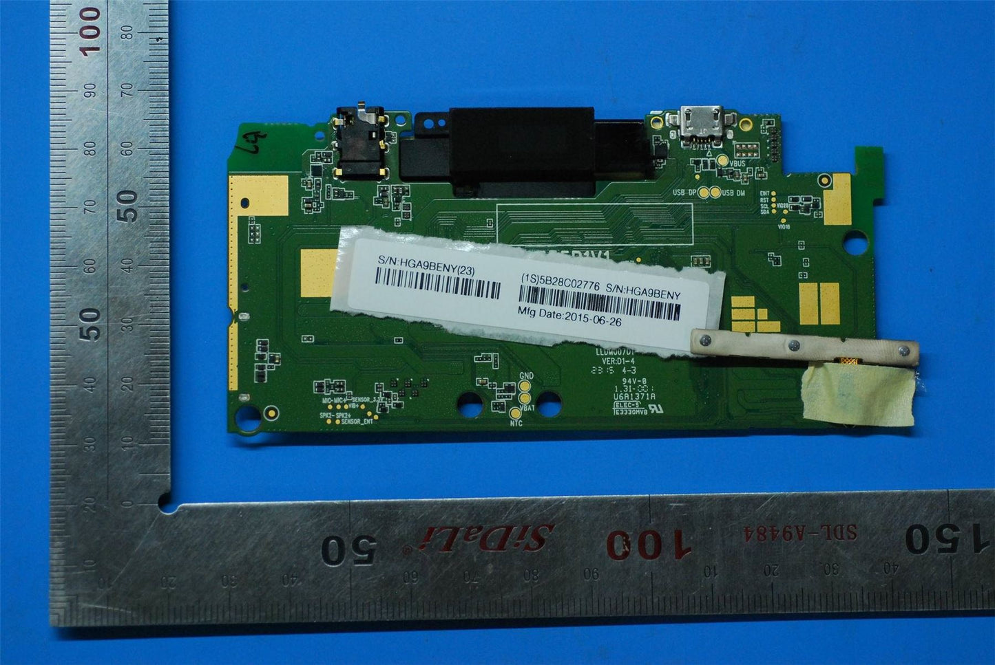 Lenovo TAB 2 A8-50 Tablet (TAB 2 A8-50F, TAB 2 A8-50L, TAB 2 A8-50LC) Motherboard Logic Board 5B28C02776