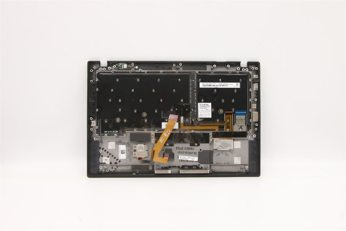 Lenovo Carbon X1 6ème clavier repose-mains couvercle supérieur nordique noir rétroéclairé 01YR553
