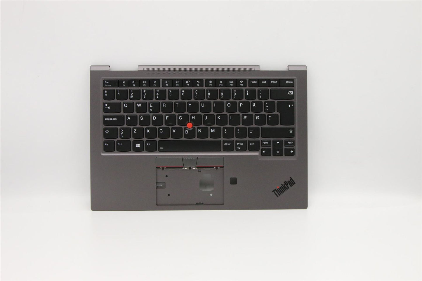 Lenovo ThinkPad X1 4th Gen Keyboard Palmrest Top Cover Danish 5M10V24844