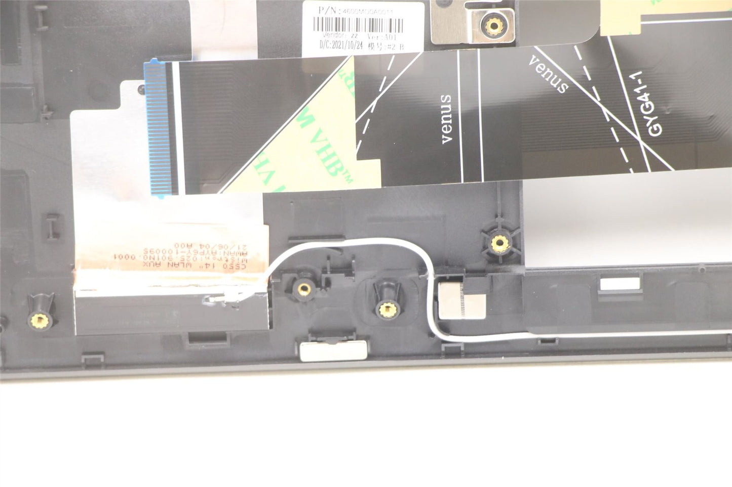 Lenovo IdeaPad 5-14ALC05 Palmrest Cover Touchpad Keyboard French Grey 5CB1C19460