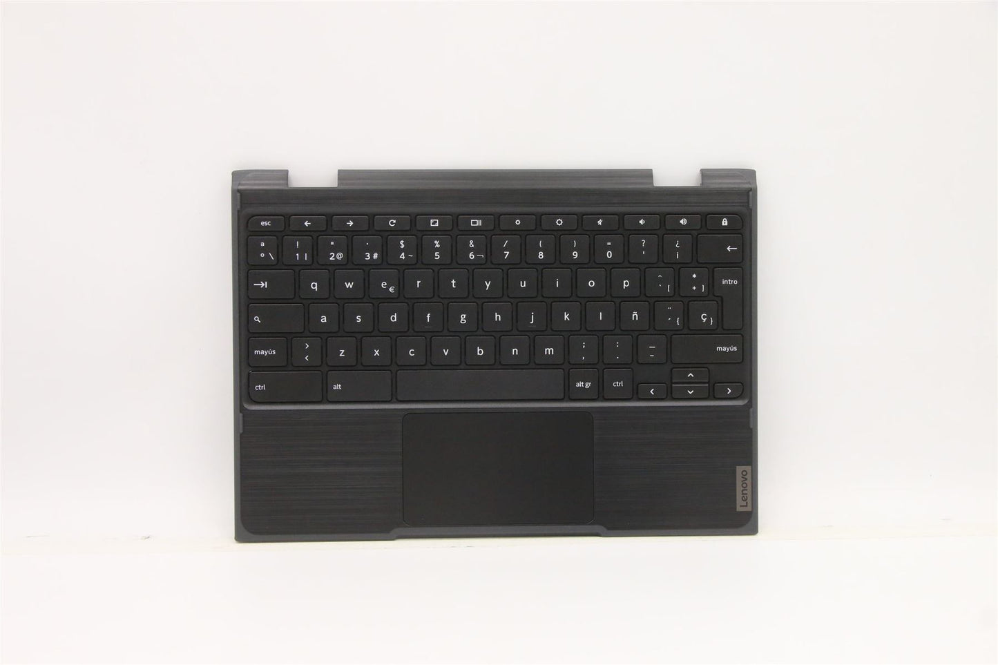 Lenovo 300e 2nd Gen Palmrest Cover Touchpad Keyboard Spanish Black 5CB0Y57970