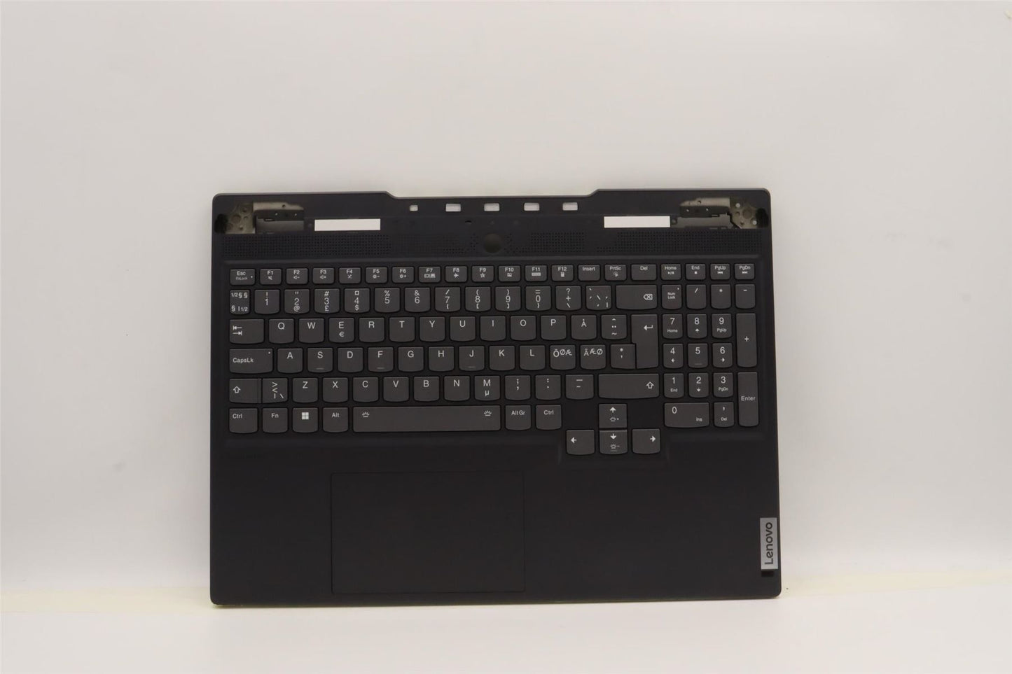 Lenovo S7 16IAH7 Palmrest Cover Touchpad Keyboard Nordic Onyx Grey 5CB1J04300