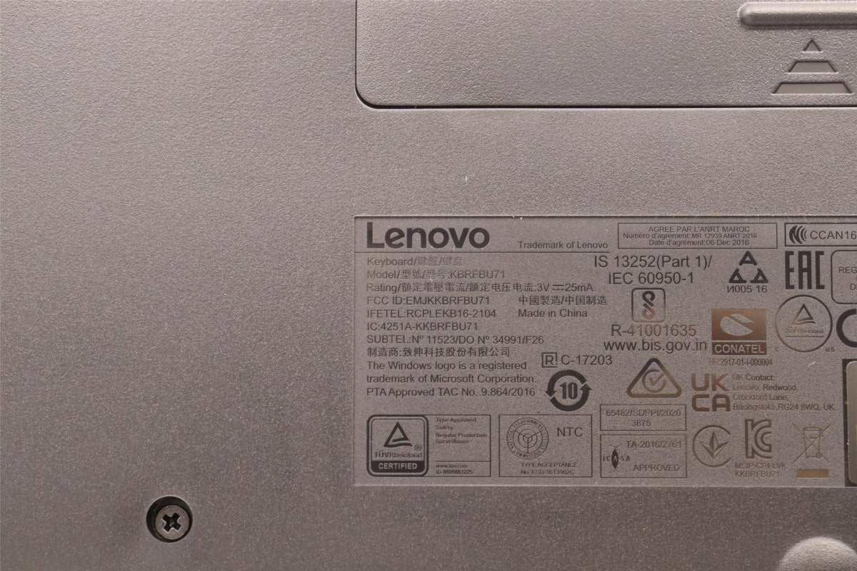 Lenovo KYB_MOUSE WL KM Calliope BK 058 FRA French Keyboard 5KM0U87647