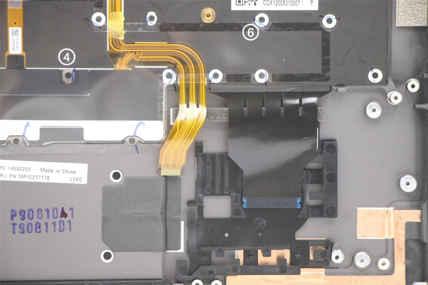 Lenovo MECH_ASM GRP_KBD_BZL_Japanese_WW_IG_CHY 5M10Z37178