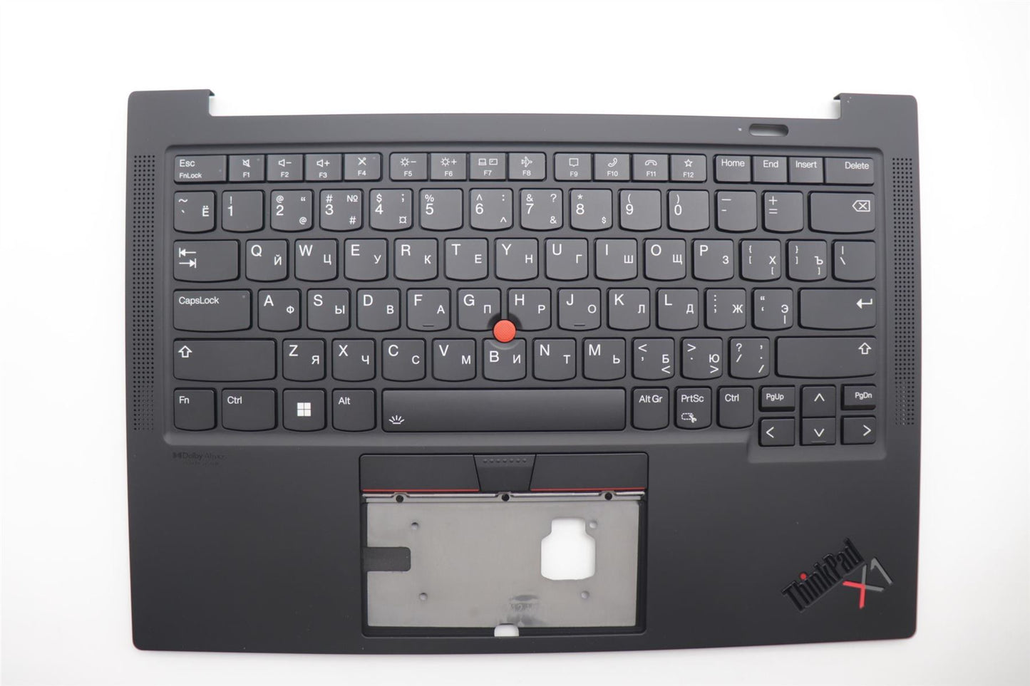 Lenovo Carbon X1 9th Keyboard Palmrest Top Cover Russain Black 5M11C53253