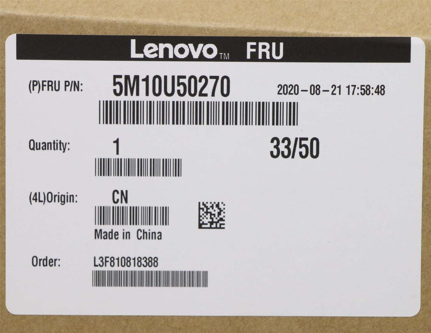 Lenovo ThinkStation P340 Thermal Dust Filter Black 5M10U50270