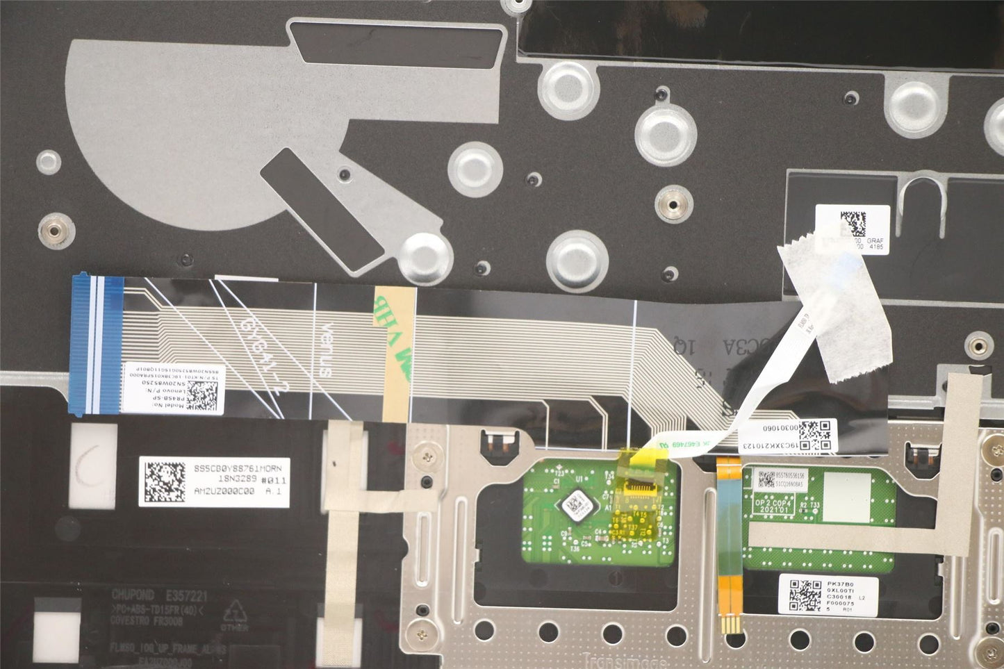 Lenovo Upper C82LM AL_SIL FP BLKB_SPN 5CB1C13389