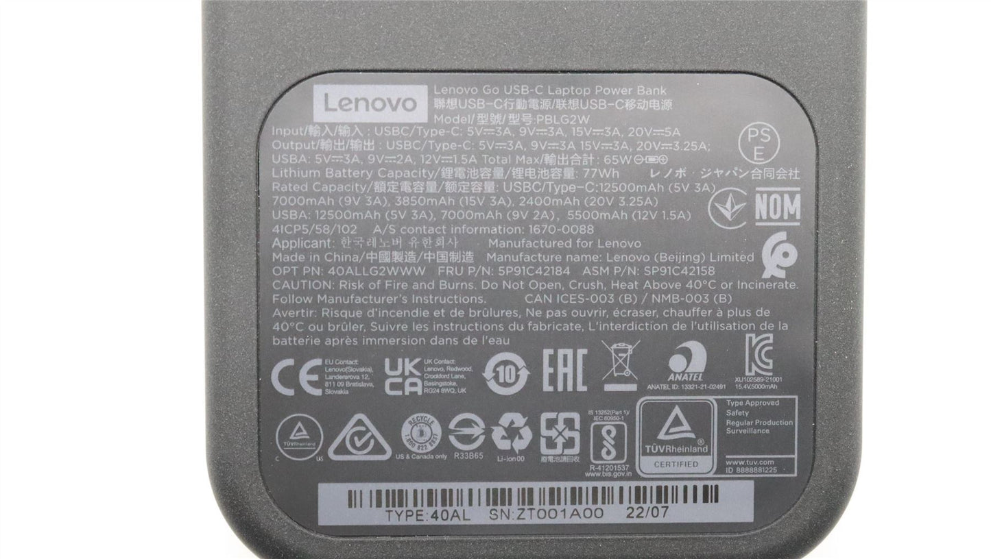 Lenovo PWRBK Lenovo Go USB-C Power Bank 5P91C42184