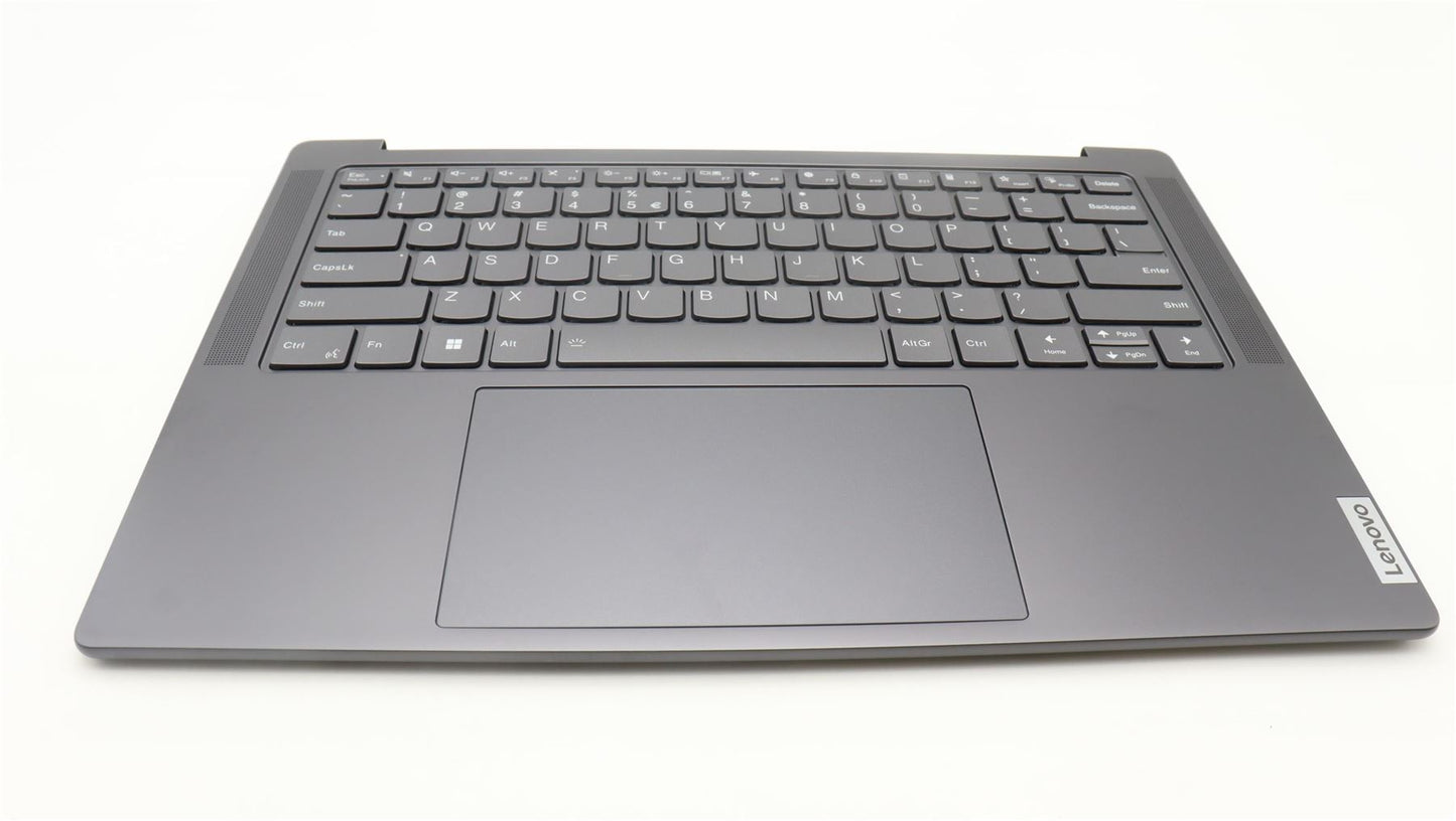 Lenovo Yoga 7 14ARP8 Palmrest Cover Touchpad Keyboard US Europe Grey 5CB1L50250