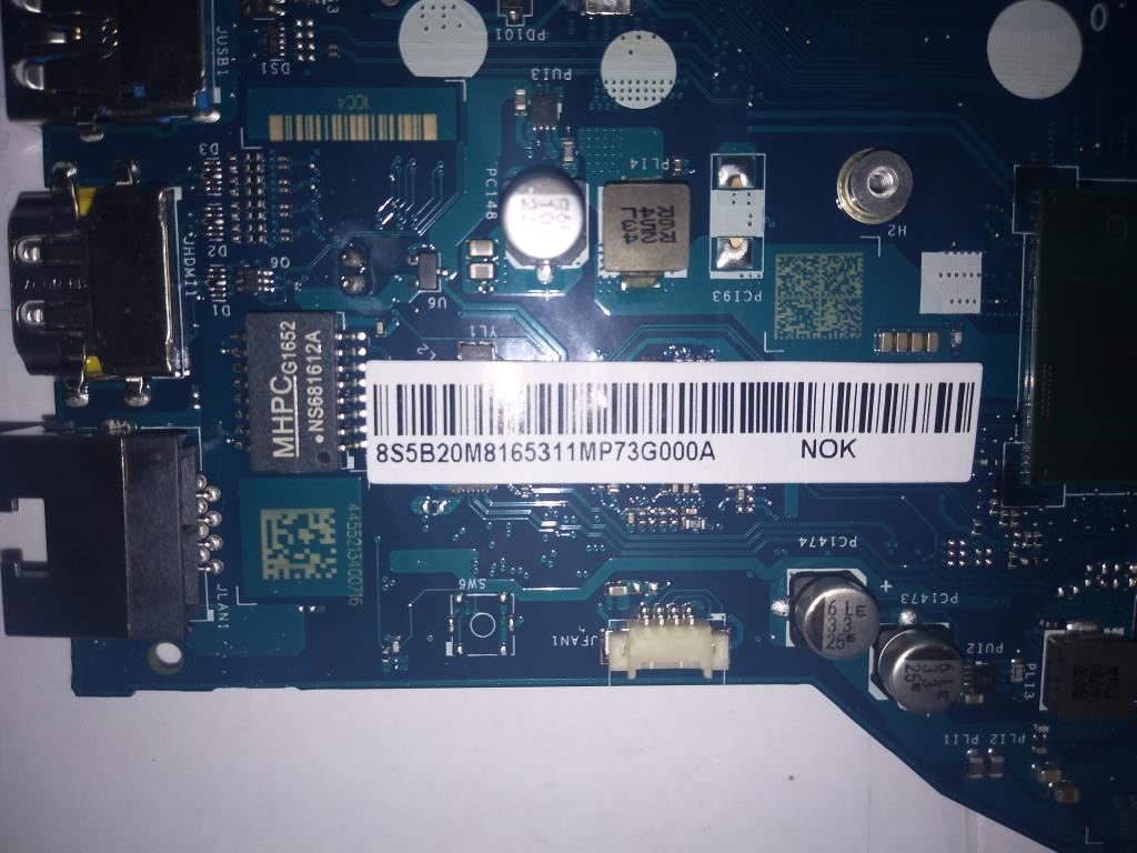 Lenovo 5B20M81653 MB C 80UD NOK I5-6200U 2GL 4G F