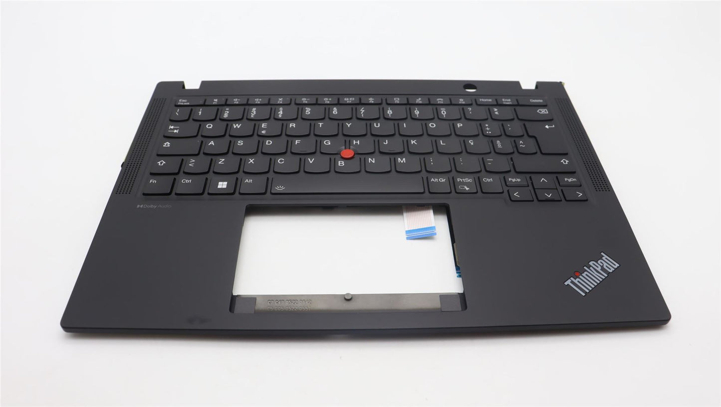 Lenovo ThinkPad X13 Gen 4 Keyboard Palmrest Top Cover Portuguese 5M11H94546