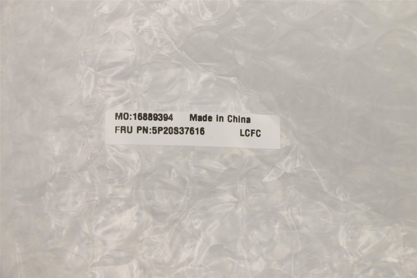 Lenovo Thermalpad L82K6 small on KB Mylar 5P20S37616