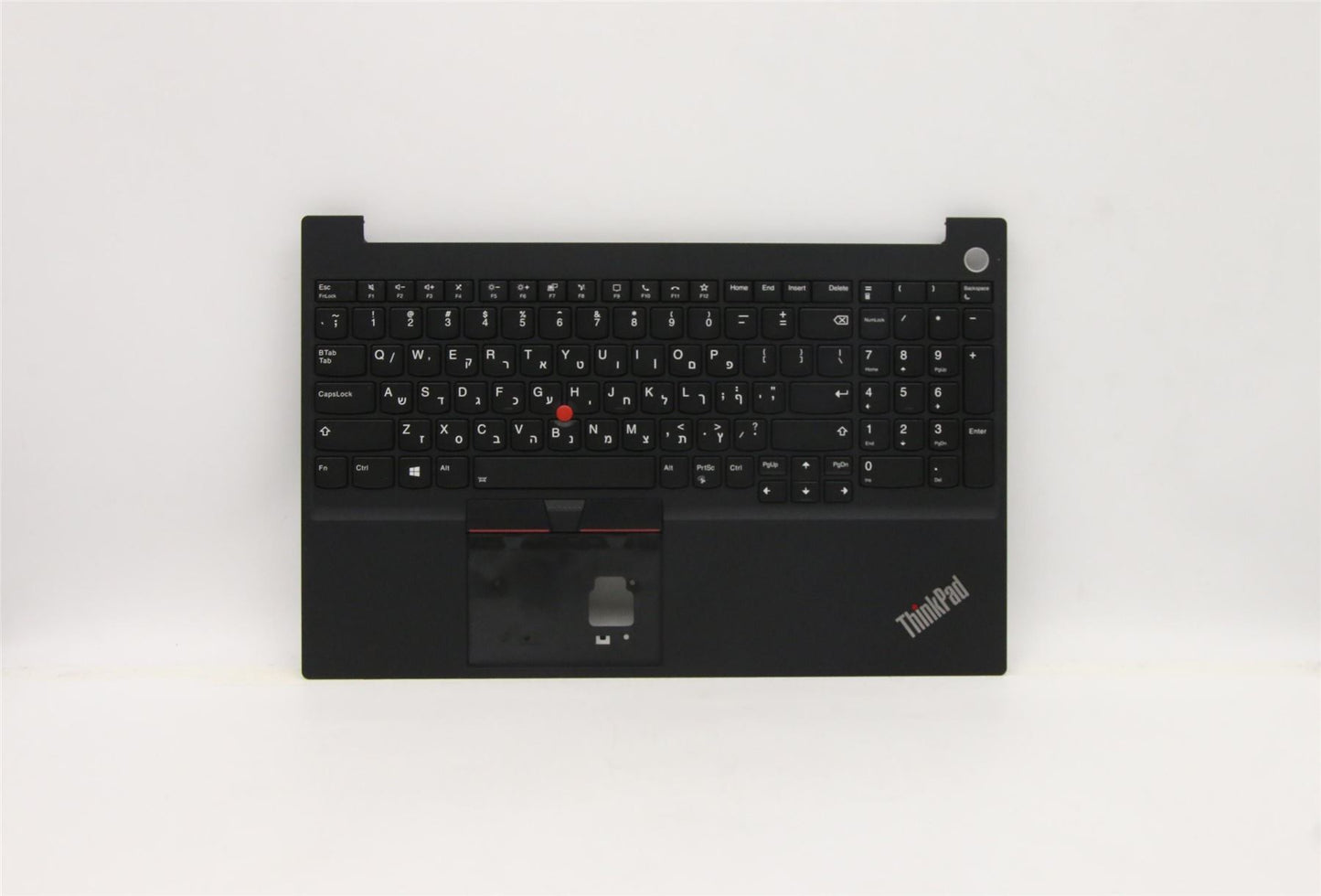 Lenovo ThinkPad E15 Gen 2 Keyboard Palmrest Top Cover Hebrew Black 5M11A36311