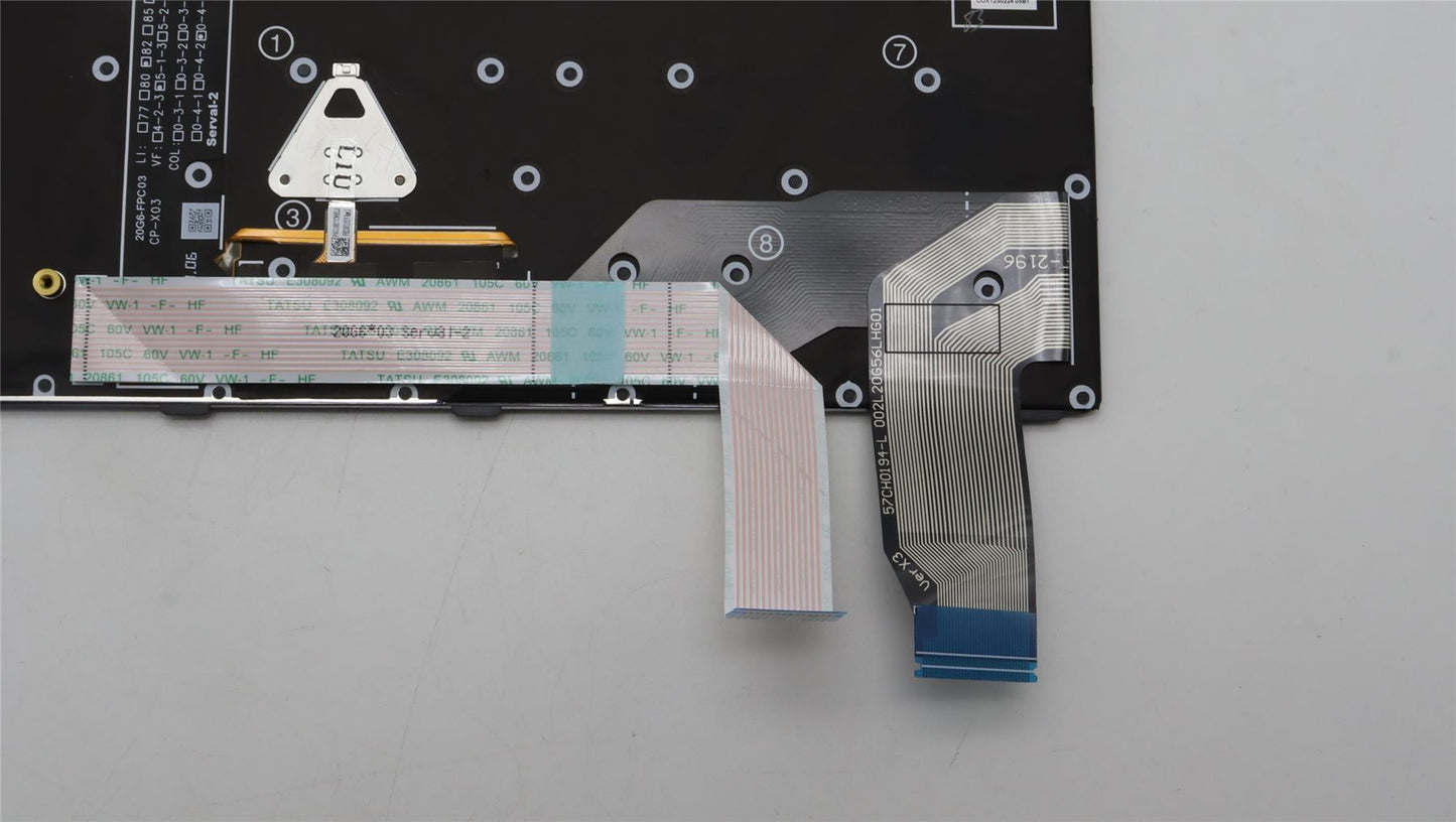 Lenovo Yoga L13 4 X13 3 L13 3 Keyboard Hungarian Black Backlit 5N21H76830