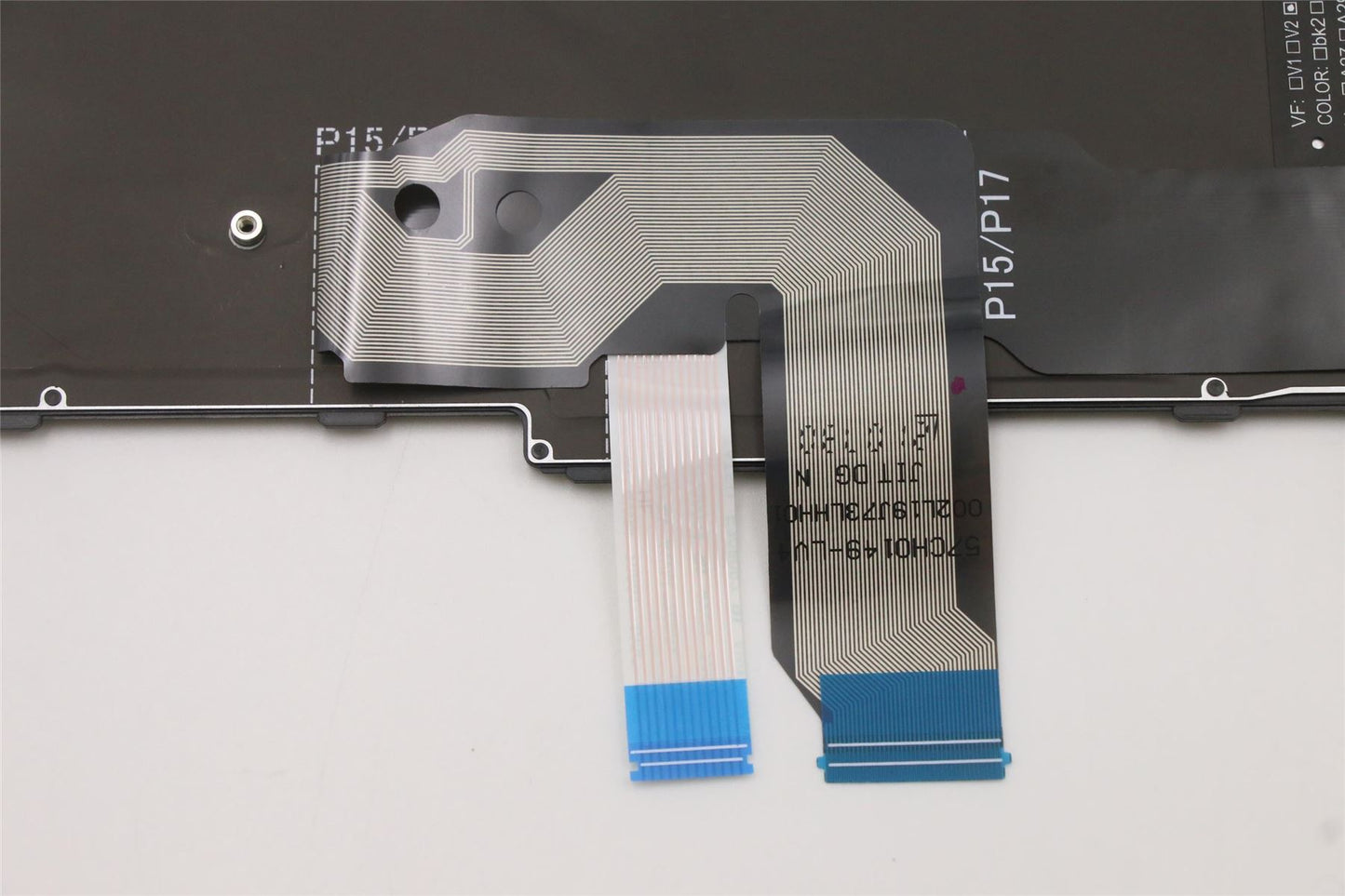 Lenovo ThinkPad T15g Gen 2 P15 Gen 2 s Keyboard Hebrew Black Backlit 5N21B44378