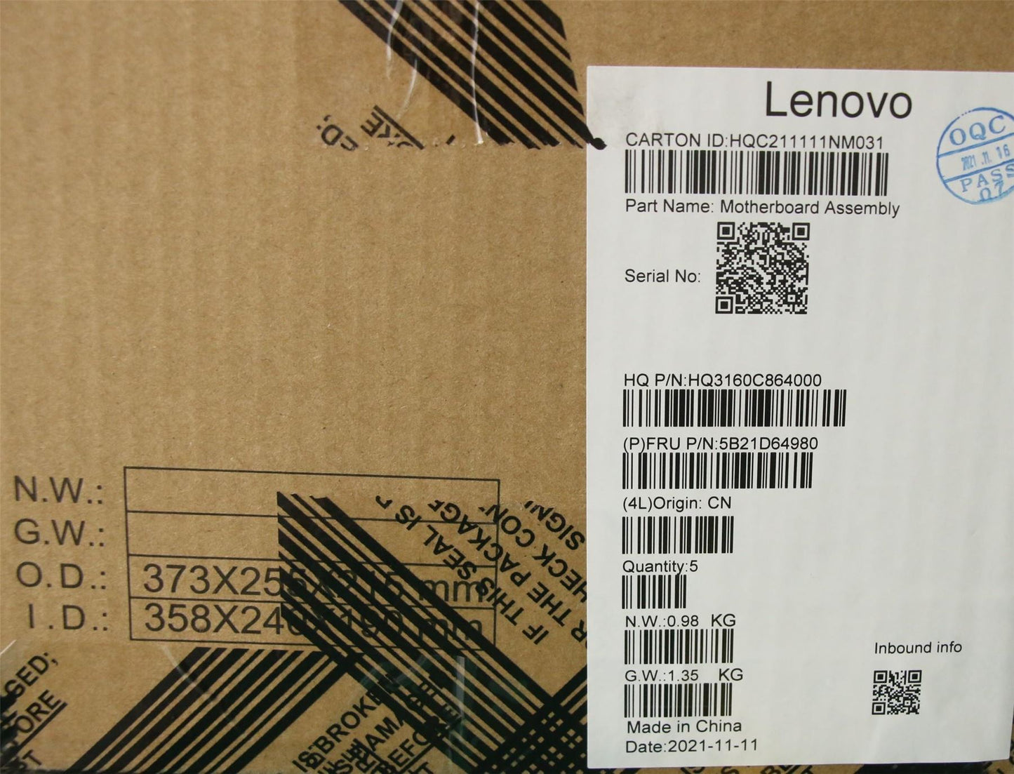 Lenovo Yoga 7 13ITL6 LTE Motherboard Mainboard UMA inteli71165G7 16G 5B21D64980