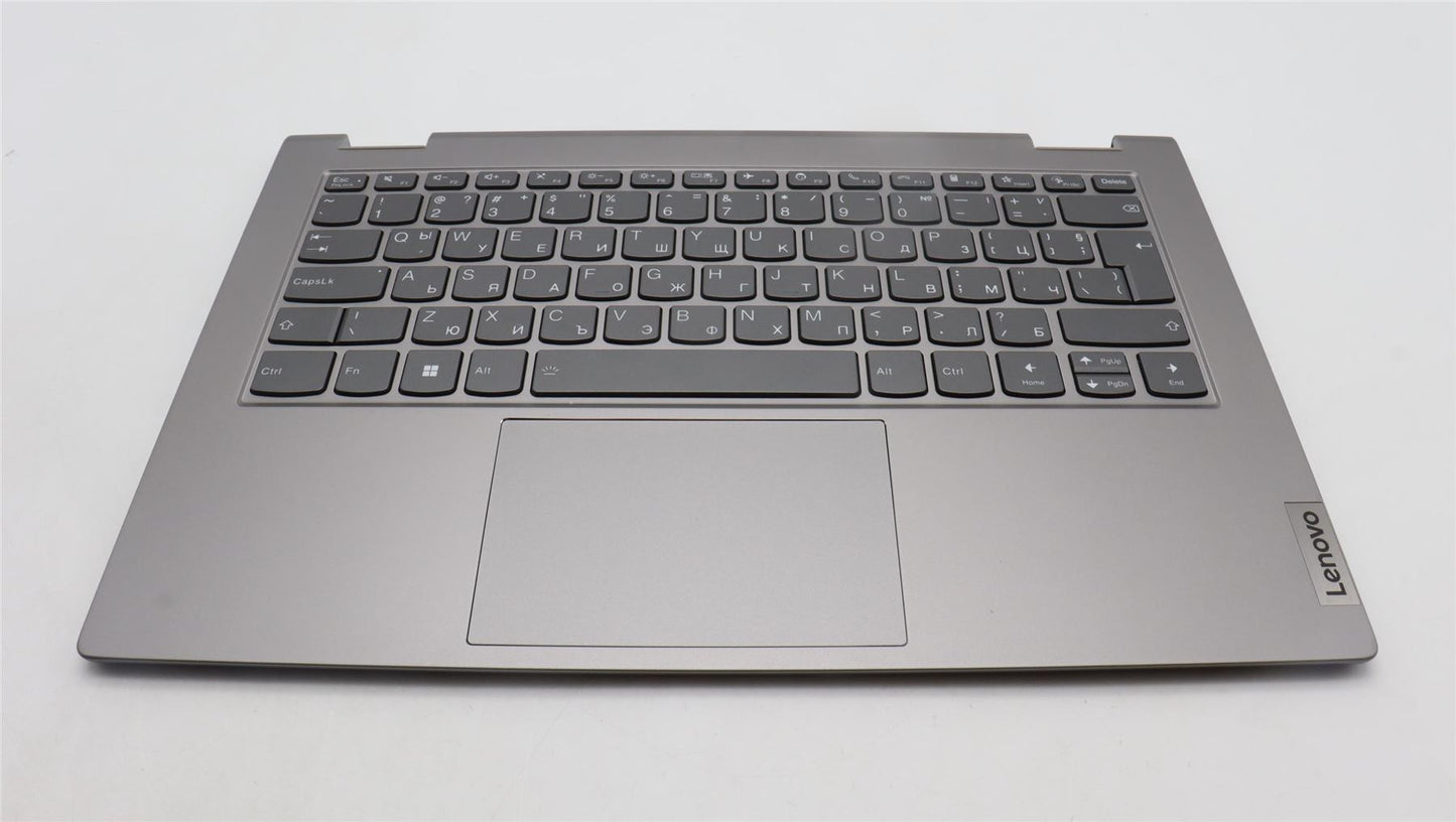 Lenovo Yoga 14s G3 IRU Palmrest Cover Touchpad Keyboard Bulgarian 5CB1L43751