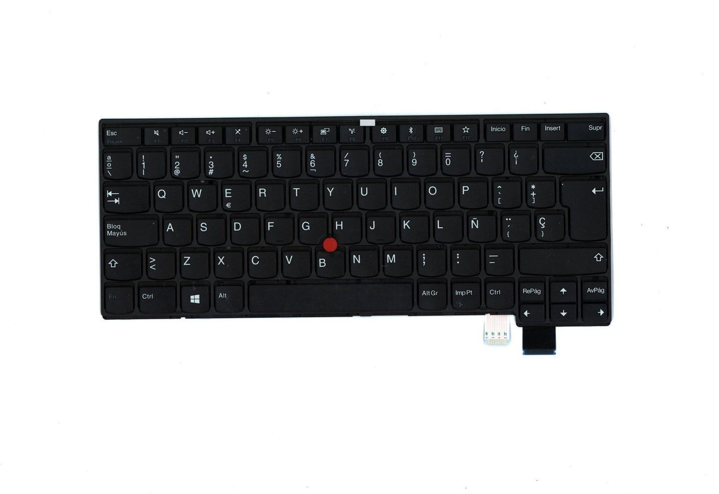 Lenovo ThinkPad T470s 13 2 Keyboard Spanish Black 01EN610