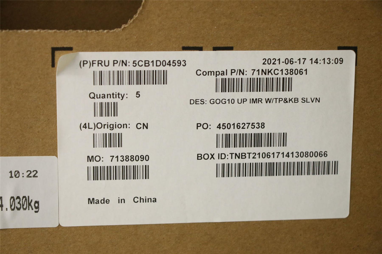 Lenovo IdeaPad 3-15IHU6 3-15ACH6 Palmrest Cover Touchpad Keyboard 5CB1D04593