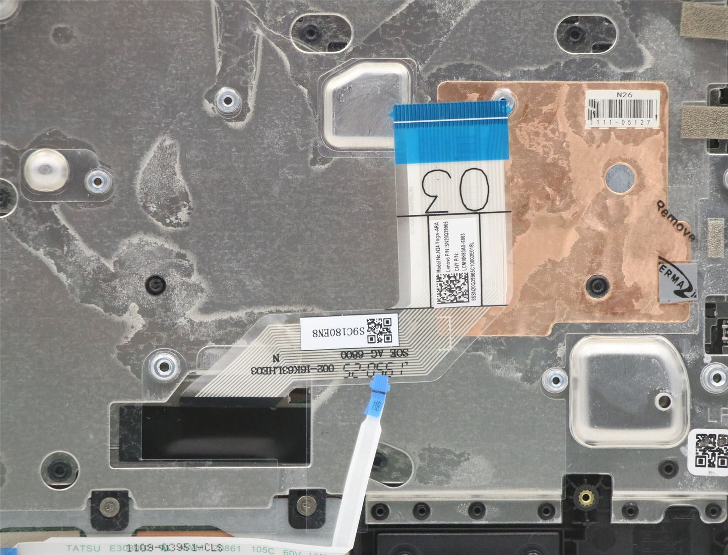 Lenovo UpperCaseASM AR-E B 81MC 5M GLKR 5CB0Y57810