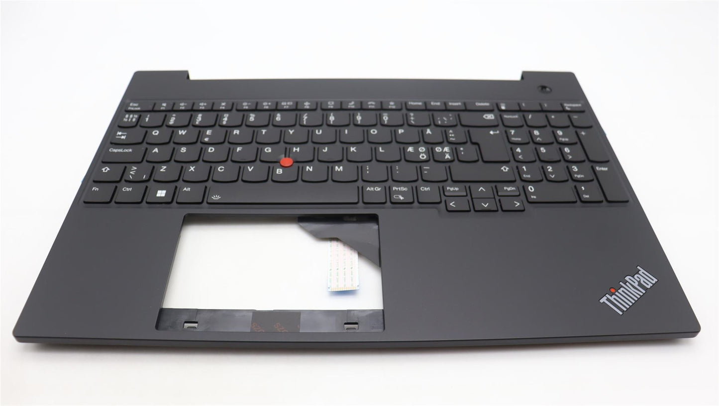 Lenovo ThinkPad E16 Gen 1 Palmrest Cover Keyboard Nordic Black 5M11J04803