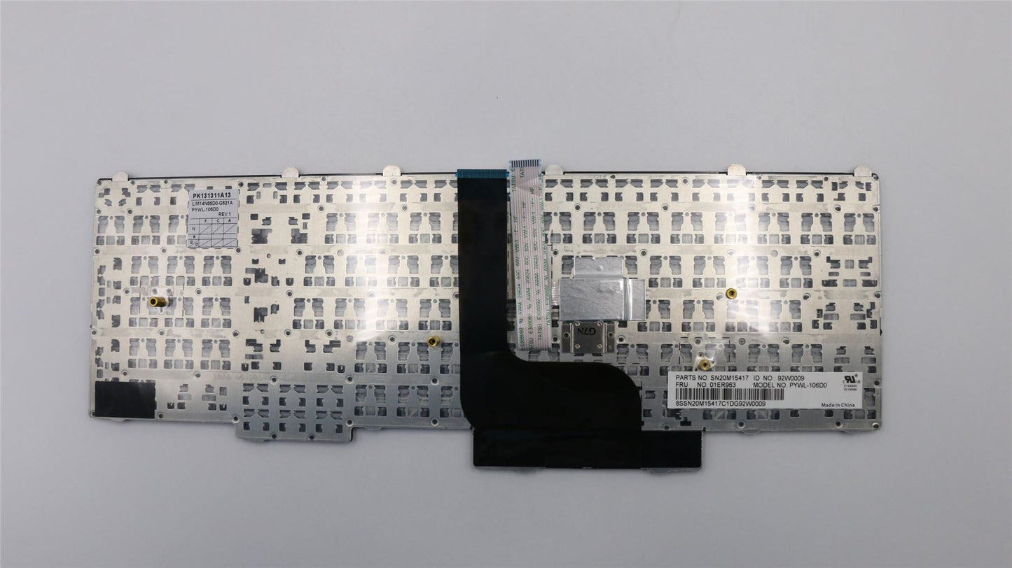 Lenovo ThinkPad P51 P71 Keyboard German Black 01ER963