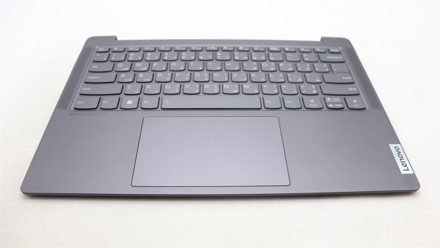 Lenovo Yoga 6 14IRH8 Palmrest Cover Touchpad Keyboard Arabic 5CB1L88116