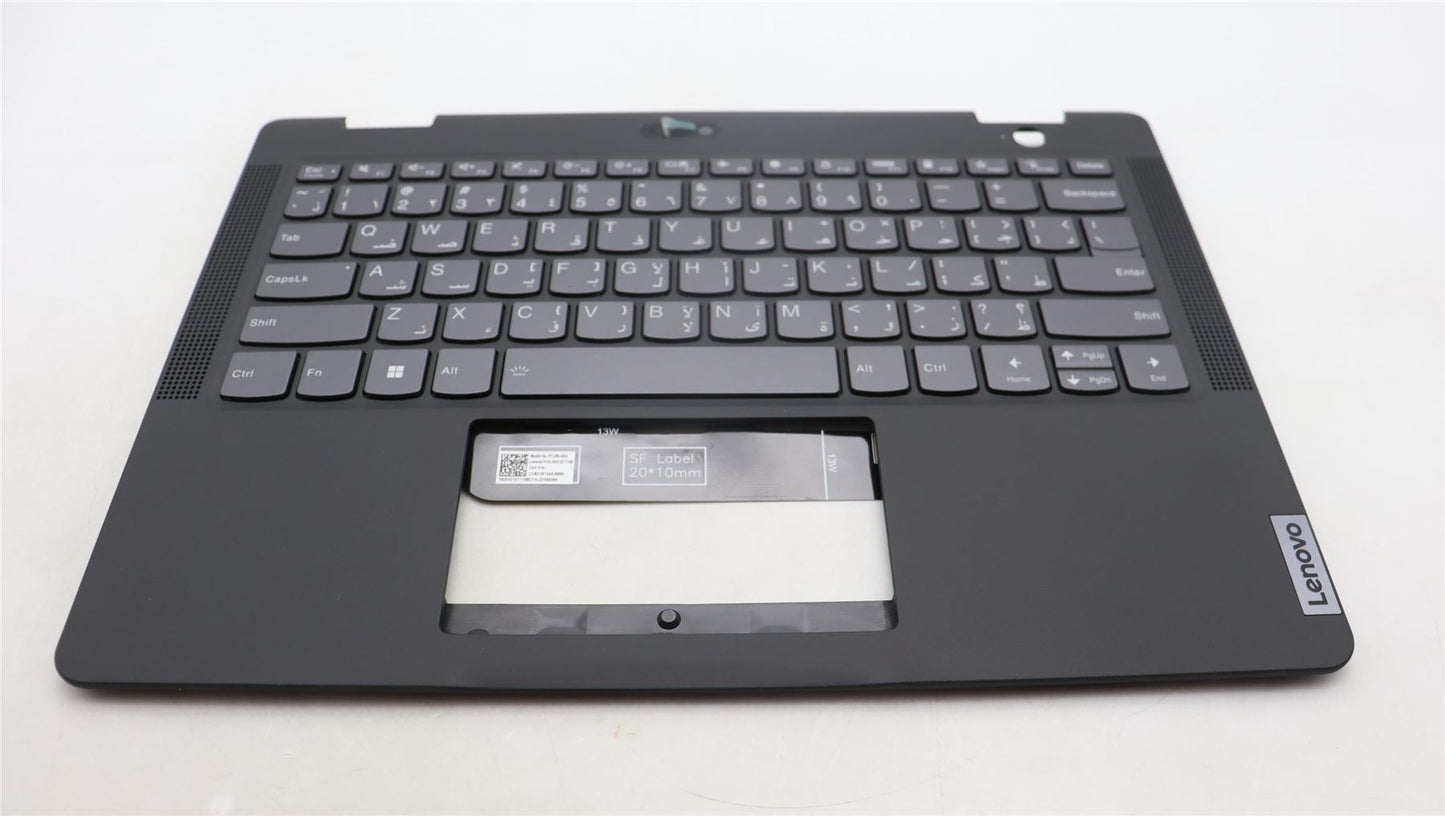 Lenovo 13w Gen 2 13w Keyboard Palmrest Top Cover Arabic Black Backlit 5M11F25908