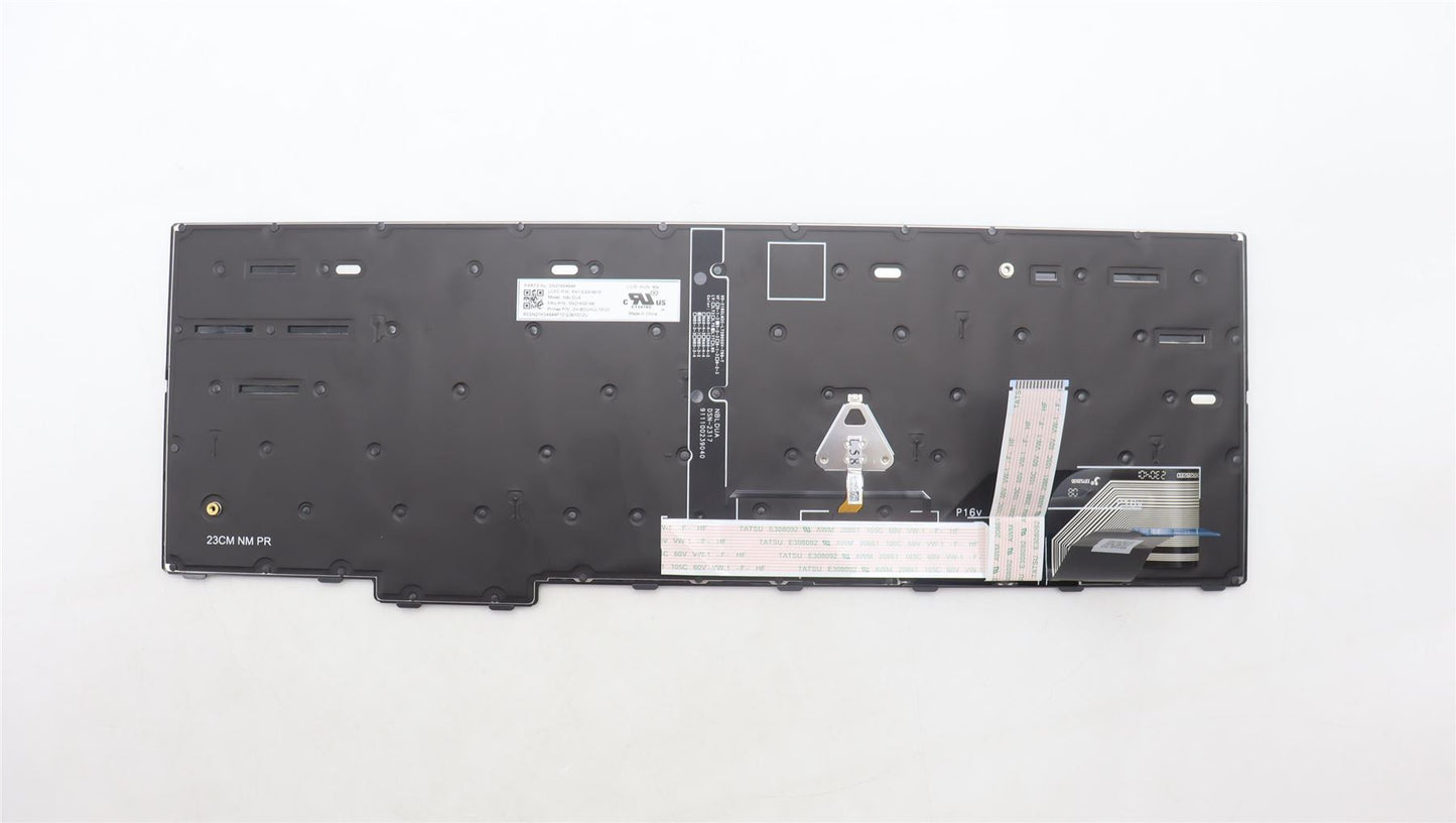 Lenovo ThinkPad L15 4 P16s 2 P16v 1 T16 2 Keyboard Hungarian Black 5N21K05166