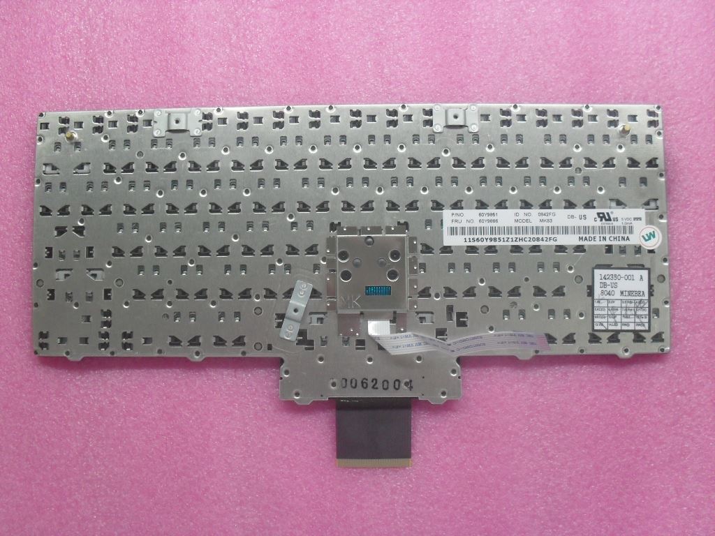 Lenovo DUBLIN KBD USE US English Keyboard 60Y9886