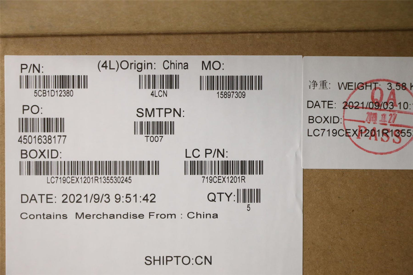 Lenovo Upper Case ASM_SLV L82JK SG BU 5CB1D12380