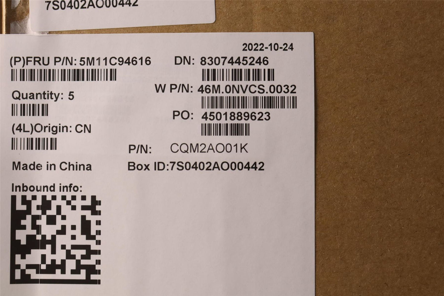 Lenovo MECH_ASM FR ASM KYB RUS CcCP NW Chicony 5M11C94616