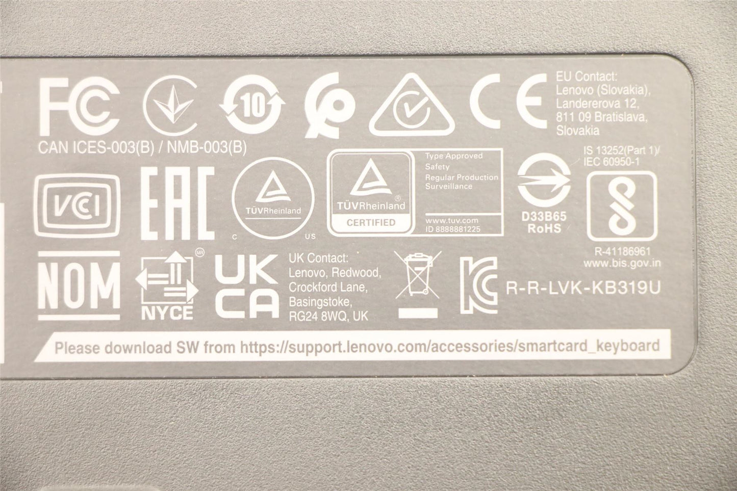 Lenovo SMC KBD-Danish 5D51H38229
