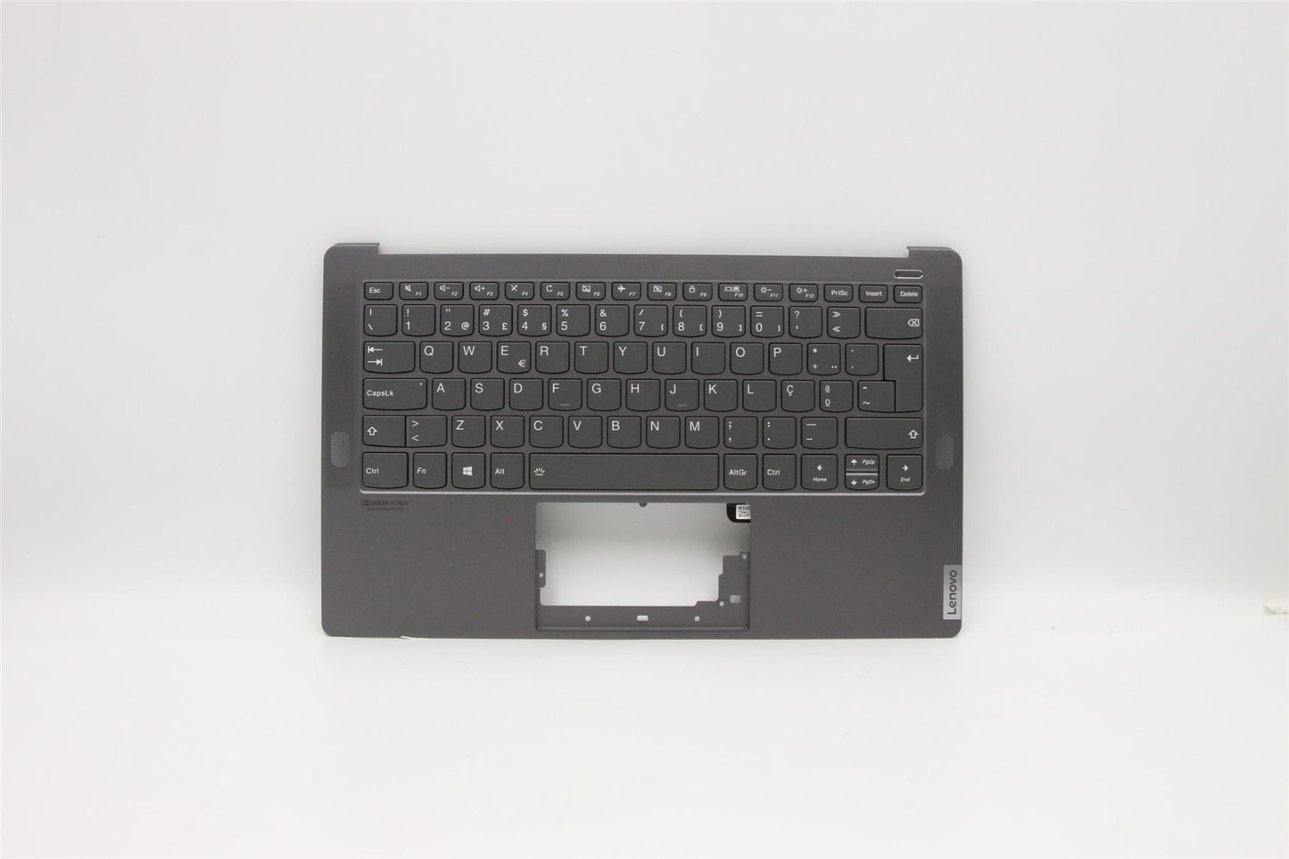 Lenovo S940 14IIL Keyboard Palmrest Top Cover Portuguese Iron Grey 5CB0W43492
