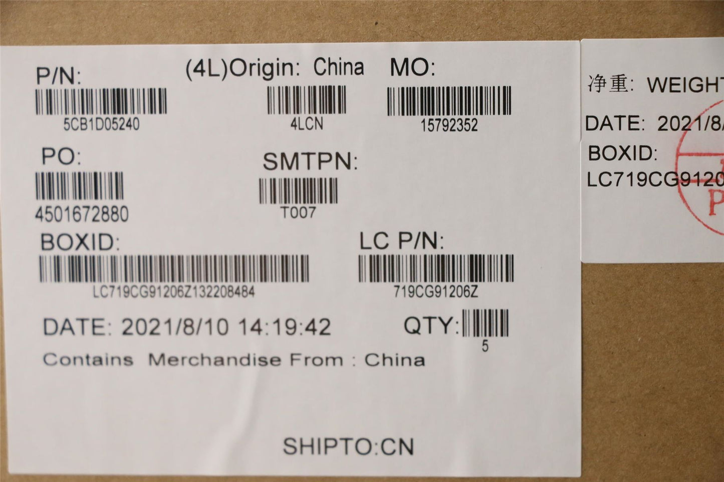 Lenovo 5 16ITH6H Palmrest Cover Touchpad Keyboard Hebrew Slate Grey 5CB1D05240