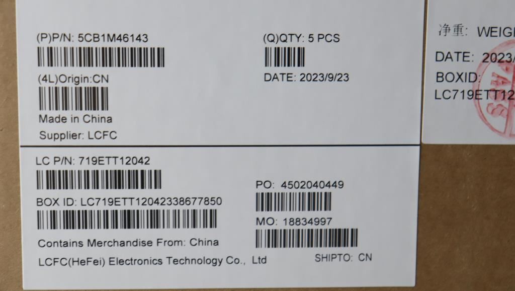 Lenovo IdeaPad 3 16IAH8 Palmrest Cover Touchpad Keyboard Spanish 5CB1M46143