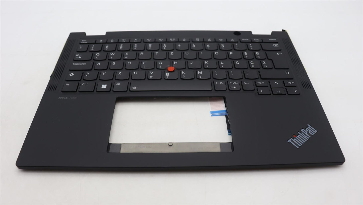Lenovo ThinkPad X13 Gen 4 Keyboard Palmrest Top Cover Slovenian Black 5M11L64156