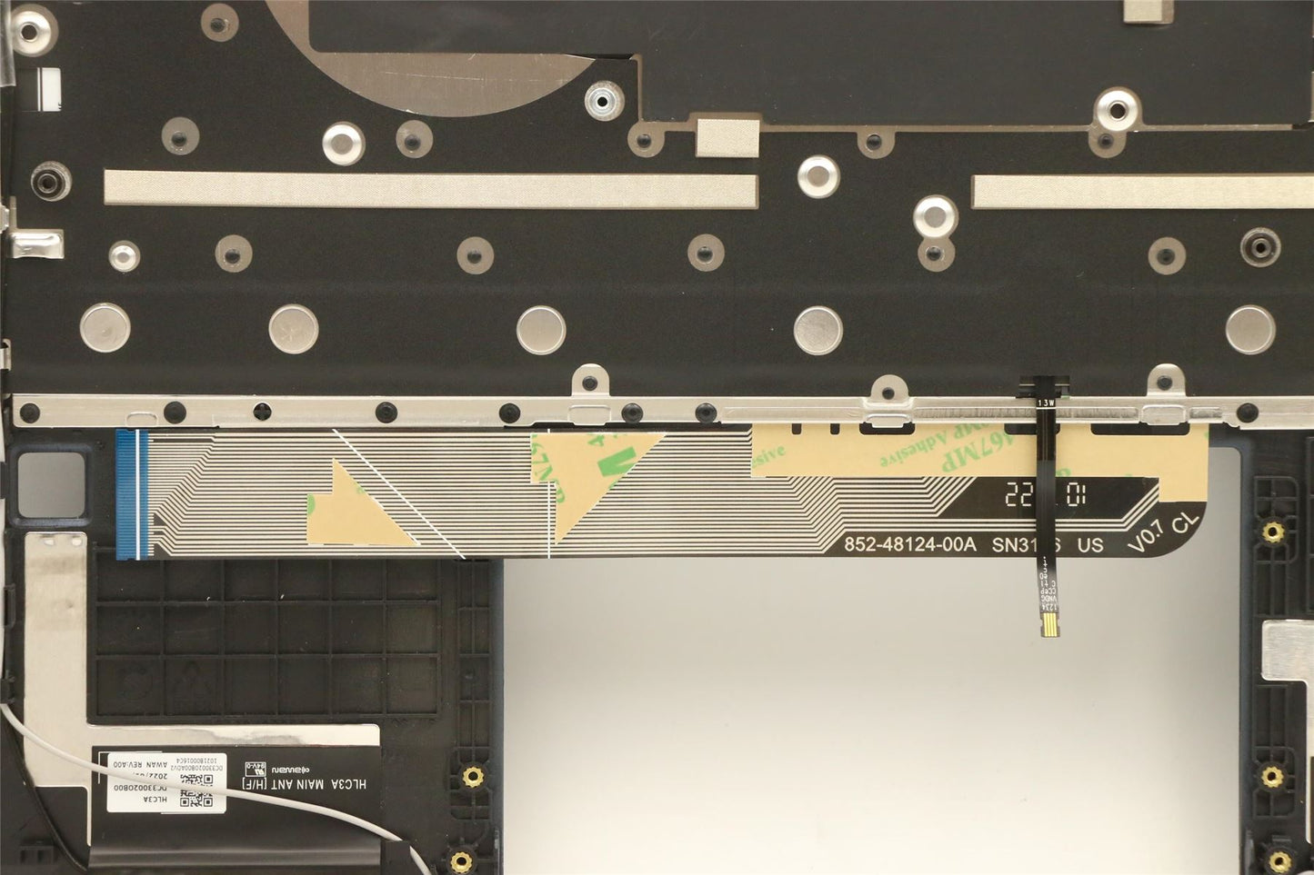 Lenovo Yoga 6 13ALC7 6 13ABR8 Keyboard Palmrest Top Cover Hebrew 5CB1H23791
