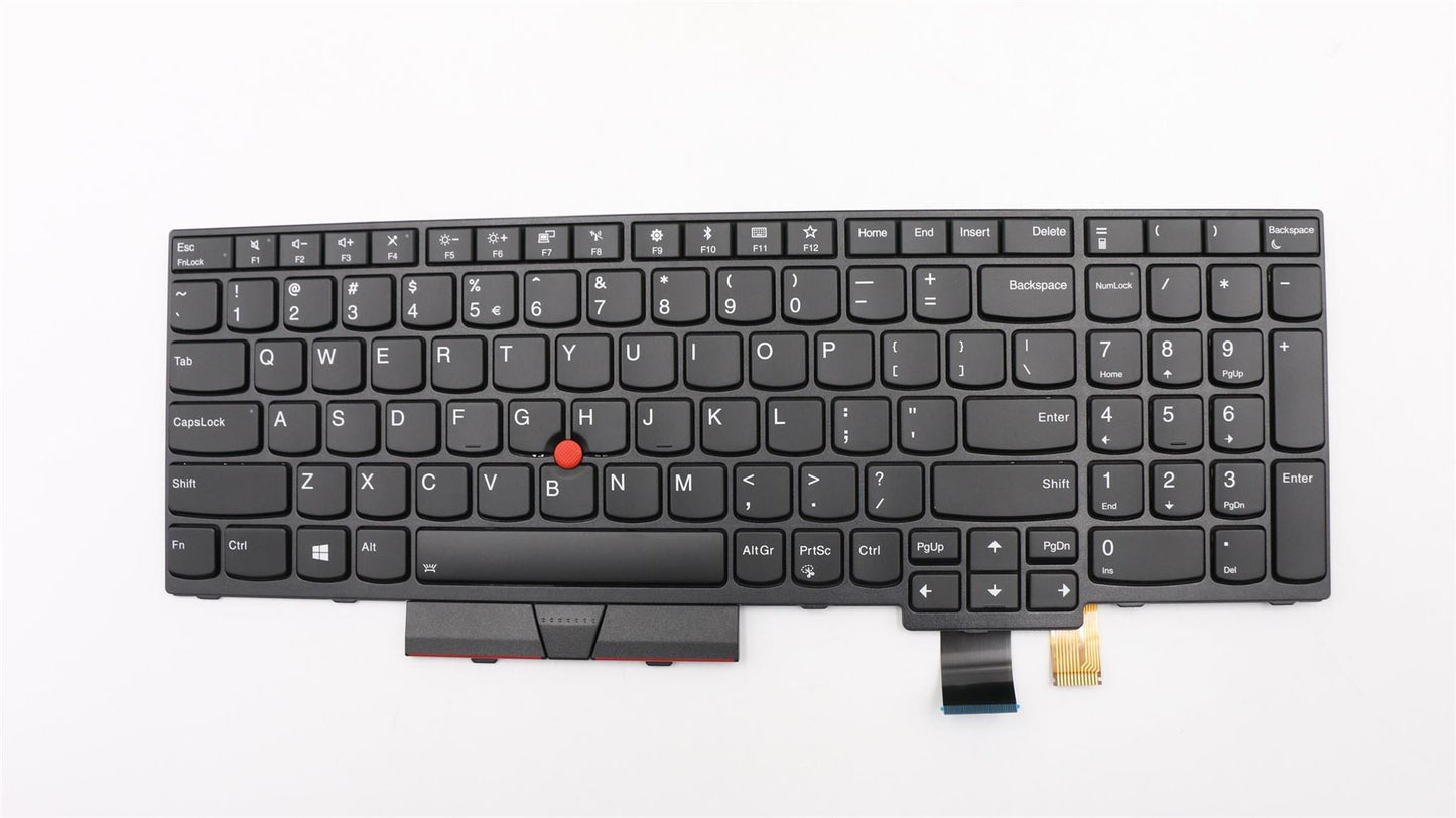 Lenovo ThinkPad T580 P52s Keyboard US Europe Black Backlit 01HX288