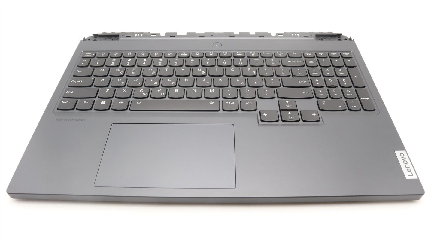 Lenovo Legion 7 16IRX8H Palmrest Cover Touchpad Keyboard Greek Grey 5CB1L09907