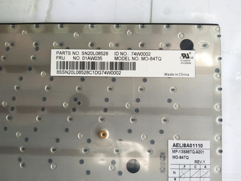 Lenovo Chicony Turkish Keyboard 01AW035