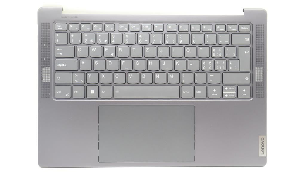 Lenovo Yoga 7 14IRH8 Palmrest Cover Touchpad Keyboard Switzerland 5CB1L39469