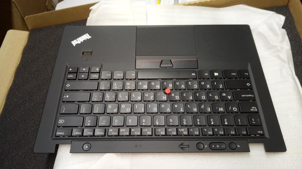 Lenovo ThinkPad X1 1st Gen Keyboard Palmrest Top Cover Hebrew Black 00HT014
