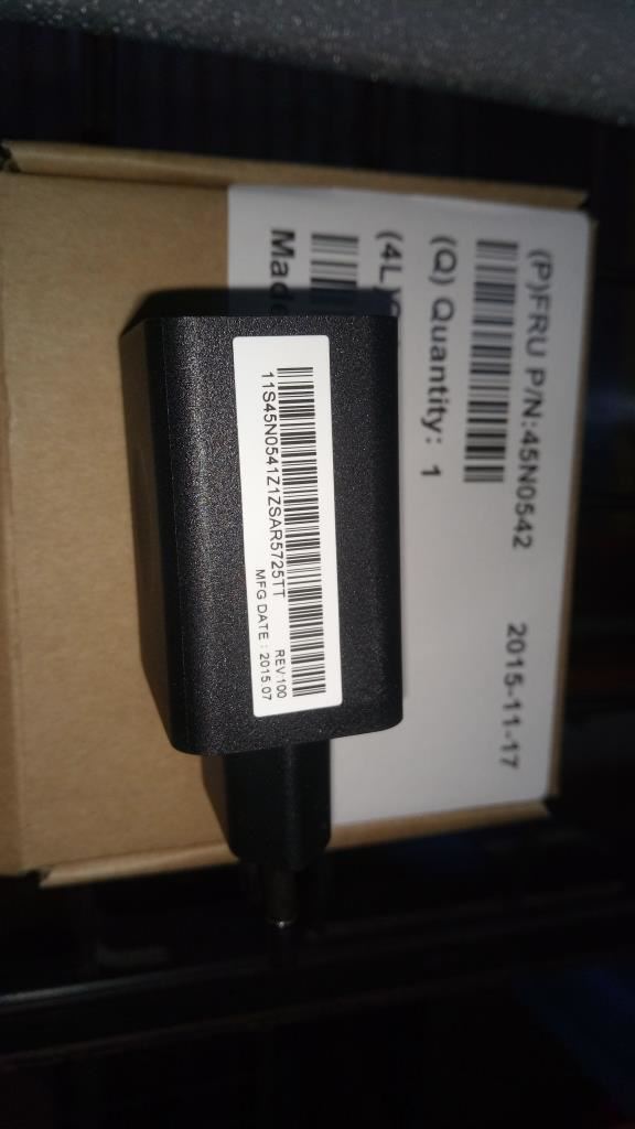 Genuine Lenovo Stick 300-01IBY ThinkPad 8 Power Adapter Charger 10w 5V 45N0542