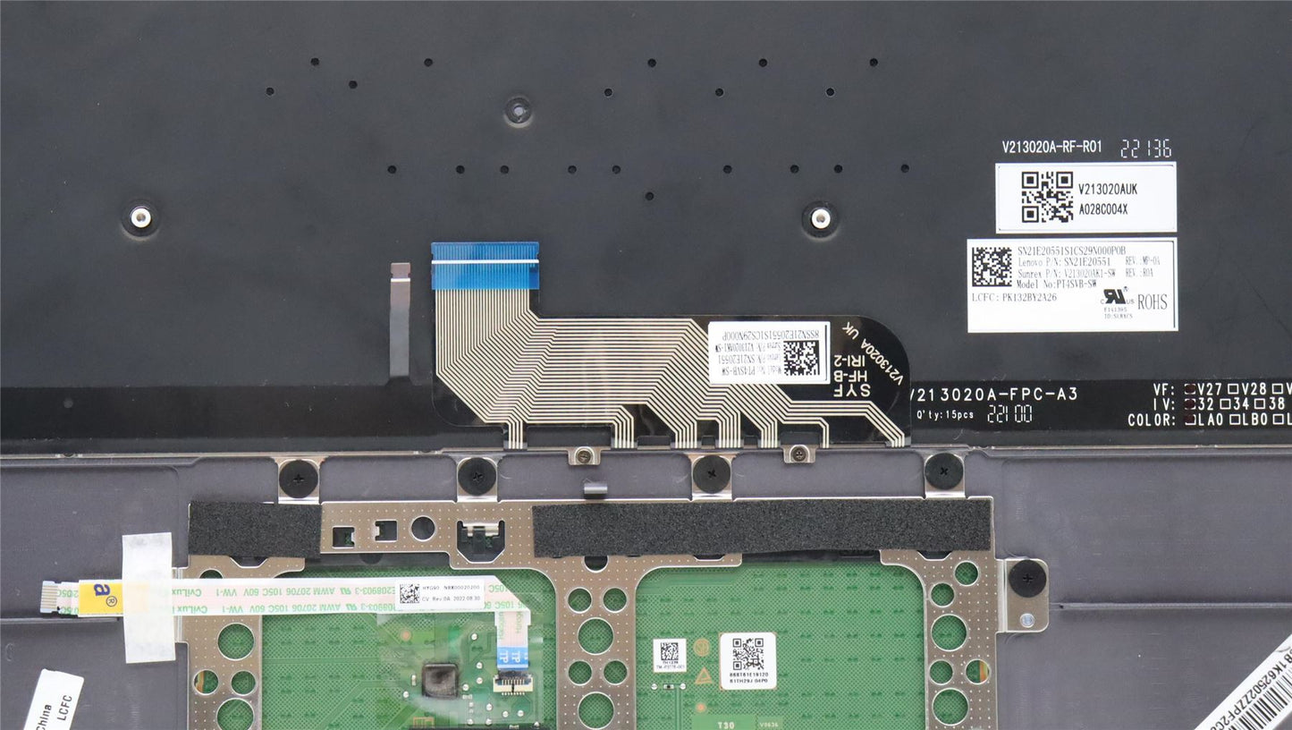 Lenovo Yoga 9 14IRP8 Palmrest Cover Touchpad Keyboard Switzerland 5CB1K62502