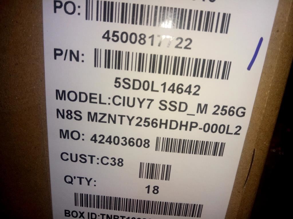 Lenovo IdeaPad 900 13ISK 720 12IKB 710 15ISK Solid State Drive SSD 256 16200588