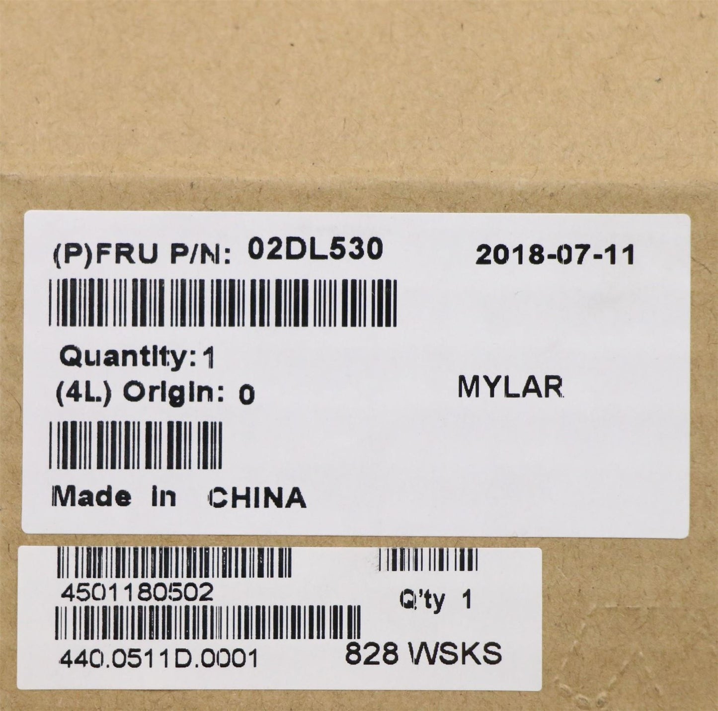 Lenovo Name label S3 silver 02DL530