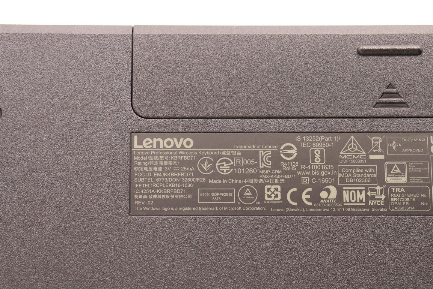 Lenovo Professional KB Ukraine 5D51D64826