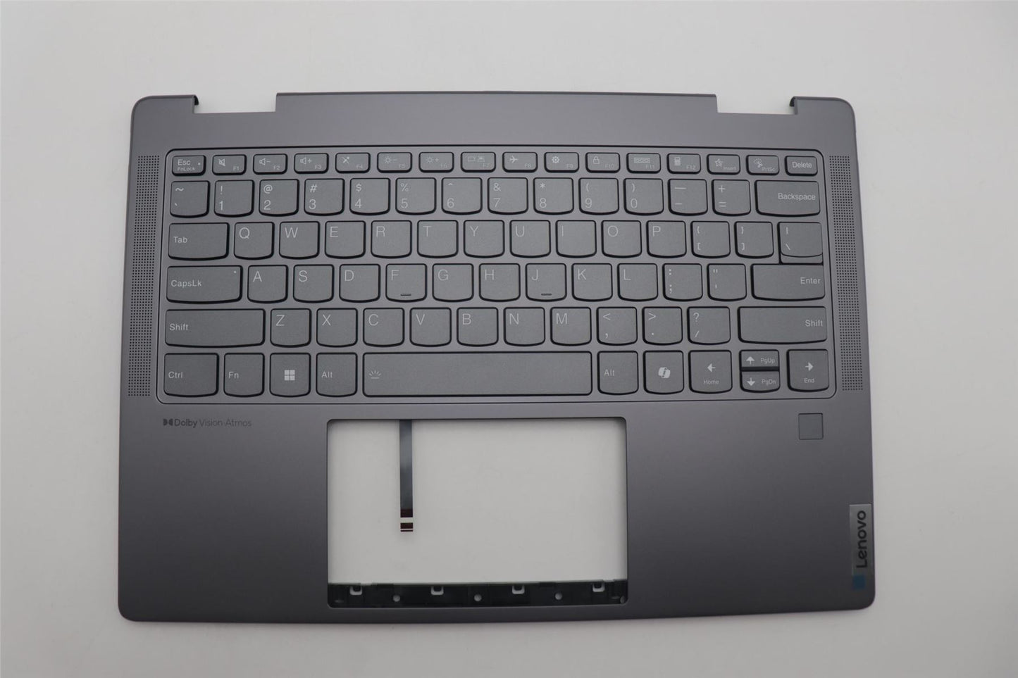 Lenovo Yoga 7 2-in-1 14IML9 Keyboard Palmrest Top Cover US Grey 5CB1N97636