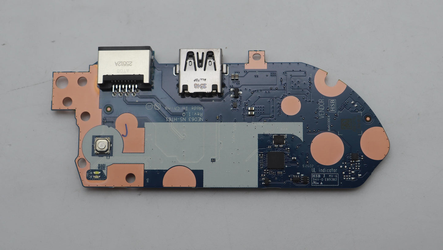 Lenovo CARDPOP FRU IO/B NSH761 NE063 FP NVP I/O Board 5C51T63032